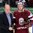 MINSK, BELARUS - MAY 15: Latvia's Zemgus Girgensons #28 was named Player of the Game for his team during a 6-5 preliminary round win over the U.S. at the 2014 IIHF Ice Hockey World Championship. (Photo by Andre Ringuette/HHOF-IIHF Images)

